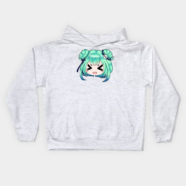 Uruha Rushia Chibi Kids Hoodie by Kent